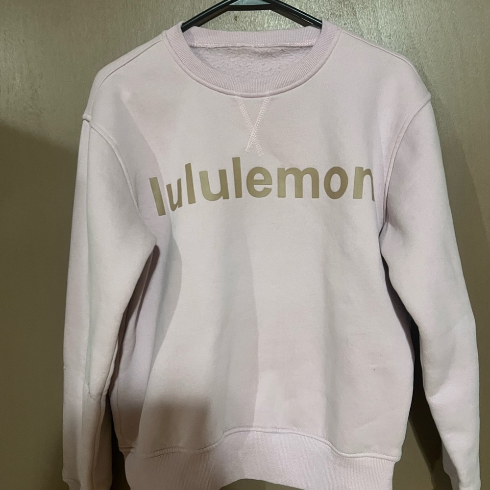 Lululemon Light Pink Sweatshirt